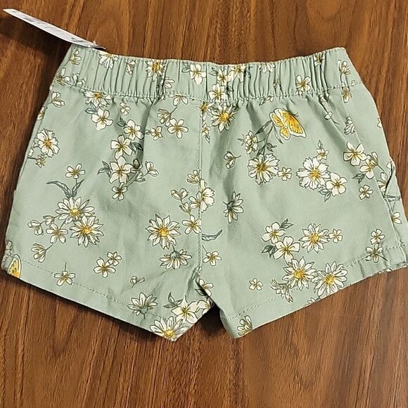OshKosh Floral Print Linen Shorts sz 3T NWT - Picture 2 of 3